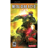 Psp - Metal Gear Acid 2  - (solo Umd) 
