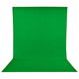 Tela Telon Verde Lino Fondo Estudio Chroma Key 3 X 5 Metros