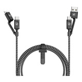 Cabo Defender 4 Em 1 - Micro Usb V8 - Type C / Tipo C / Usb - Gshield