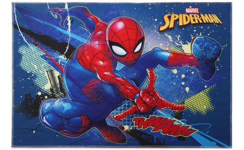 Tapete Infantil Spider Man 70cm X 1,00m Antiderrapante