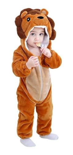 Pijama Polar Y Disfraz Enterito Polar Niña Niño Bebés Tigre