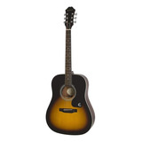 Guitarra Acústica EpiPhone Limited Edition Ft-100 Para Diestros Vintage Sunburst Brillante