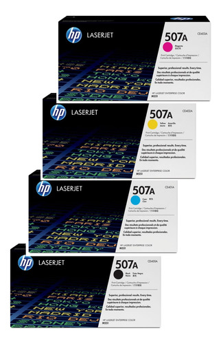 Pack Toner Hp 507a Original Envio Gratis 4 Colores 