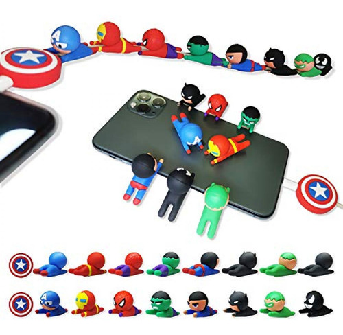 9 Protectores Para Cable De Carga Usb De iPhone/iPad.