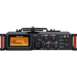 Grabadora Digital Multipista Tascam Dr-70d Con Micrófono Integrado, Color Negro, Voltaje 110 V/220 V