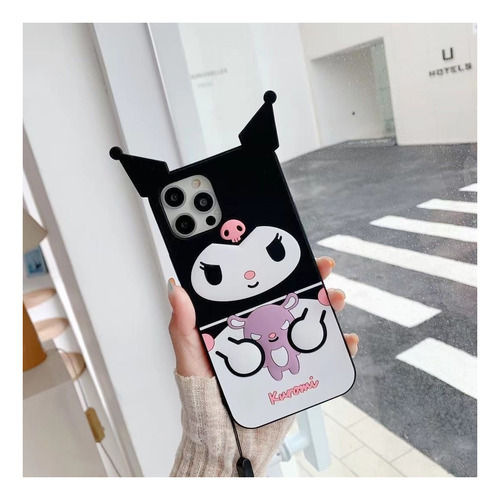 Funda Para iPhone 3d Sanrio Cutecartoon Kuromi Phone 11 12