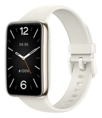 Xiaomi Smart Band 7 Pro 1.64  Dorado - Pulso Blanco Silicona