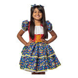 Vestido Infantil Caipira Festa Junina Da Moda Sunset