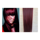 Cabelo 180 Gramas Tictac 80cm Cor 2/99 Vermelho Frete Gratis