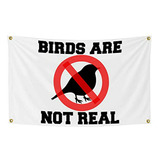 Bandera De Birds Are Not Real, Pancarta De 3x5 Pies, Bandera