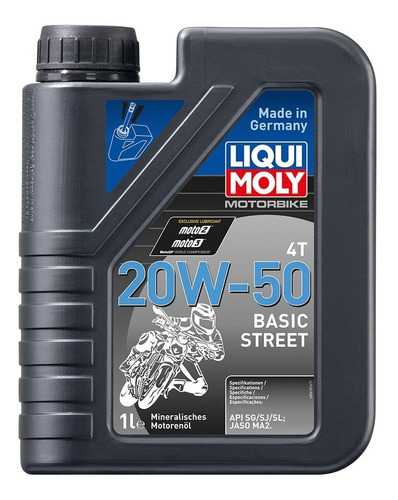 Liqui Moly Motorbike 4t. 20w-50 Atrever De 1 Litro