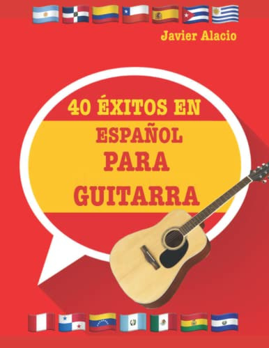 Libro : 40 Exitos En Español Para Guitarra Partituras Y...