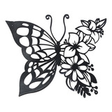 Decoración De Pared De Mariposas De Metal 23cmx20cm