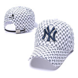 Gorra Béisbol De Los New York Yankees, Ajustable, Blanco