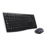 Kit Teclado Y Mouse Logitech Mk270 Inalambrico Multimedia