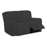 Funda Elastica Microfibra Sofa Reclinable 2 Cuerpos 6 Piezas