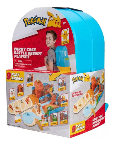 Pokemon Carry Case Battle Desert Playset Maletin De Juego