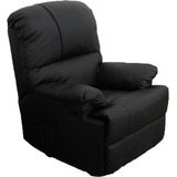 Sillon Reclinable Relax Negro Modelo Cine Ultra Gigante 