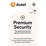 Antivirus Avast Premium Security - 3 Dispositivos - 1 Año