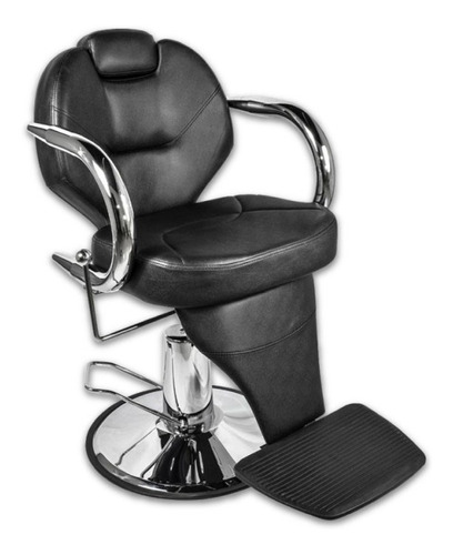 Sillón Barbero Peluqueria Hidraulico Exclusive 4 Negro