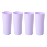 Vaso Trago Largo X 20 Pastel Perlado Colores Cotillon Fiesta Color Pastel Lila