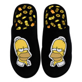 Pantufla Bart & Homero Simpson Color Café Para Caballero