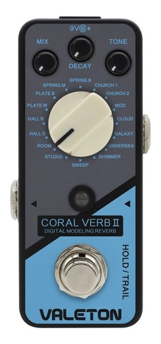 Pedal Valeton Crl9 Crl-9 Reverb Coral Verb Ii 2