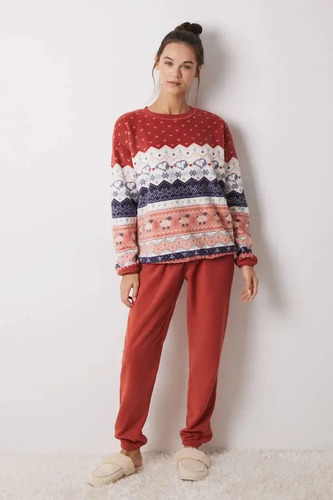 Pijama Mujer Ws Fleece Snoopy