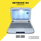 Netbook G4 10.1  Atom 2gb De Ram 320gb Hdd Windows 7