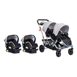 Coche Mellizos Infanti S813 + 2 Huevitos + 2 Bases!