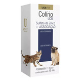 Colírio Para Cães E Gatos Ucb Pet 15ml