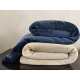 Kit 2 Cobertores Queen Premium 220 G Flannel Loft 2,40x2,20 