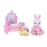 Familia De Conejos Juego De Muebles Simil Sylvanian