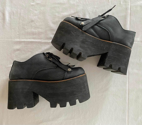 Sale! Zapatos Negros Con Plataforma. Mujer. Talle 36 #mfa13