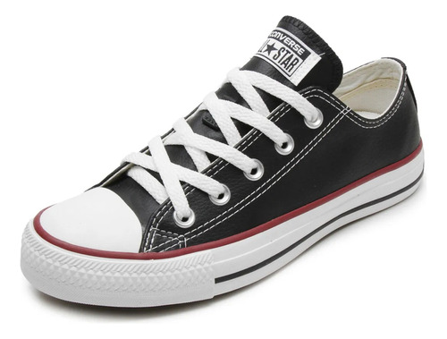 Tênis Converse All Star Preto Couro