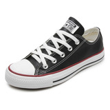 Tênis Converse All Star Preto Couro