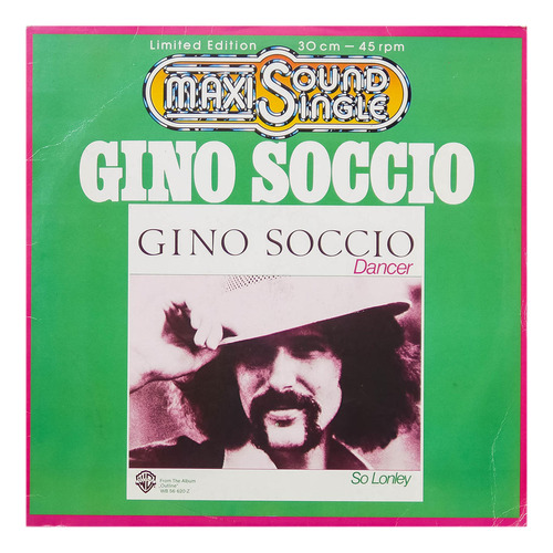 Gino Soccio - Dancer |12  Maxi Single - Vinilo Usado