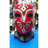 Máscaras Semi-profesional Del Luchador Carístico Rojo-negro