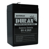 Bateria Duran Ups 6v 4.5ah Para Alarme Segurança Nobreak