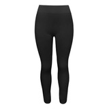 5pzs Leggins Térmicos Afelpados Dama Pretina Ancha Jera Bp