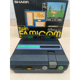 Video Game Sharp Twin Famicom Nes Disk Drive An-505 C/ Caixa