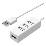 Splitter Hub Usb X3 Alargador Usb 2.0 Multipuerto 3 En 1