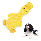 Pato Juguete Peluche Para Perros Mascotas Con Sonido Color Amarillo