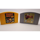 Zelda Ocarina Of Time Nintendo 64 + Donkey Kong 