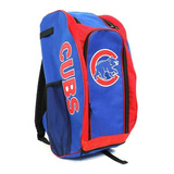  Back Pack Beisbol Softbol Bs Cubs Azul Rojo