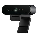 Webcam Logitech Brio 4k Camera Profissional Streamer