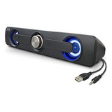 Barra De Sonido Usb Compacta Para Escritorio Gamestergear,