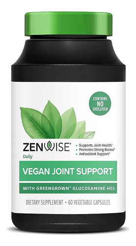 Zenwise Vegan Joint Support Glucosamine Hcl 60 Capsulas