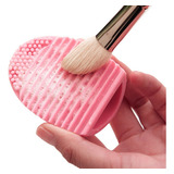 Limpia Brochas Brushegg Limpiador De Maquillaje M3063 Color Rosa