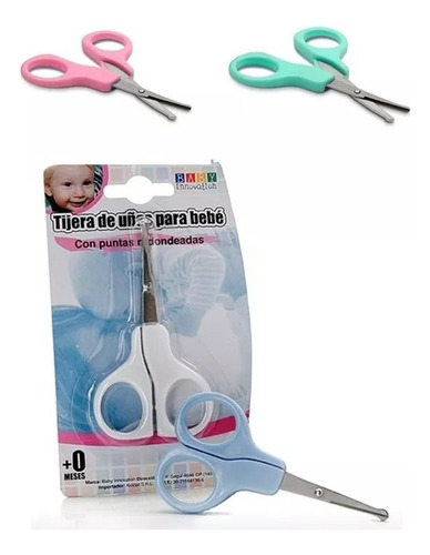 Baby Innovation Tijera Punta Redonda Corta Uñas Bebe